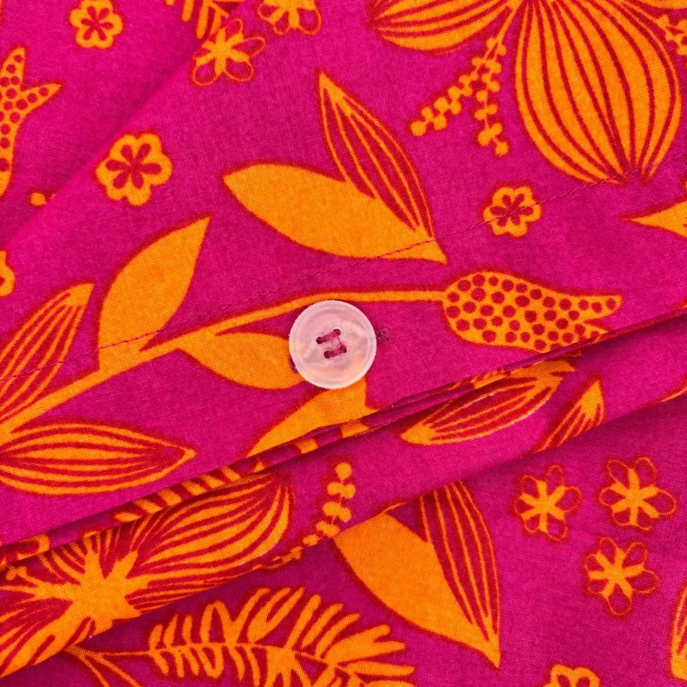 Gudrun Sjoden Hemma Home Organic Cotton Floral Duvet Cover Euro Single NWT